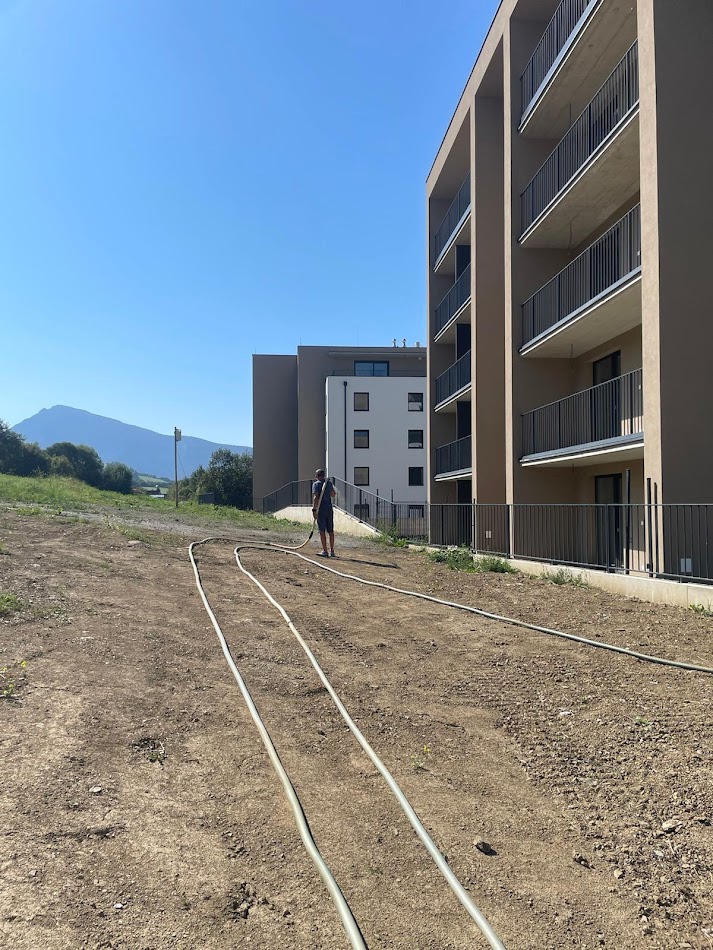 Hydroosev a spevňovanie svahu